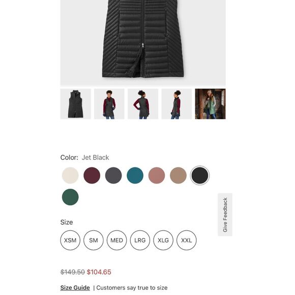 Duluth Women's Down Right Long Vest - Picture 2 of 7